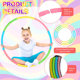 Syhood soft plastic hoop, light weight, comfortable for adults and kids.