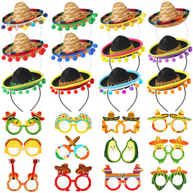 Syhood sombrero headband close-up, colorful Cinco de Mayo accessory for festive photos