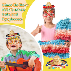 Syhood sombrero headband tassels offer cheerful detail for costume flair in photos.