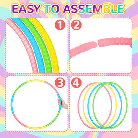 Syhood three-sizes diameter hoop (24-28-32 inches) for varied intensity.