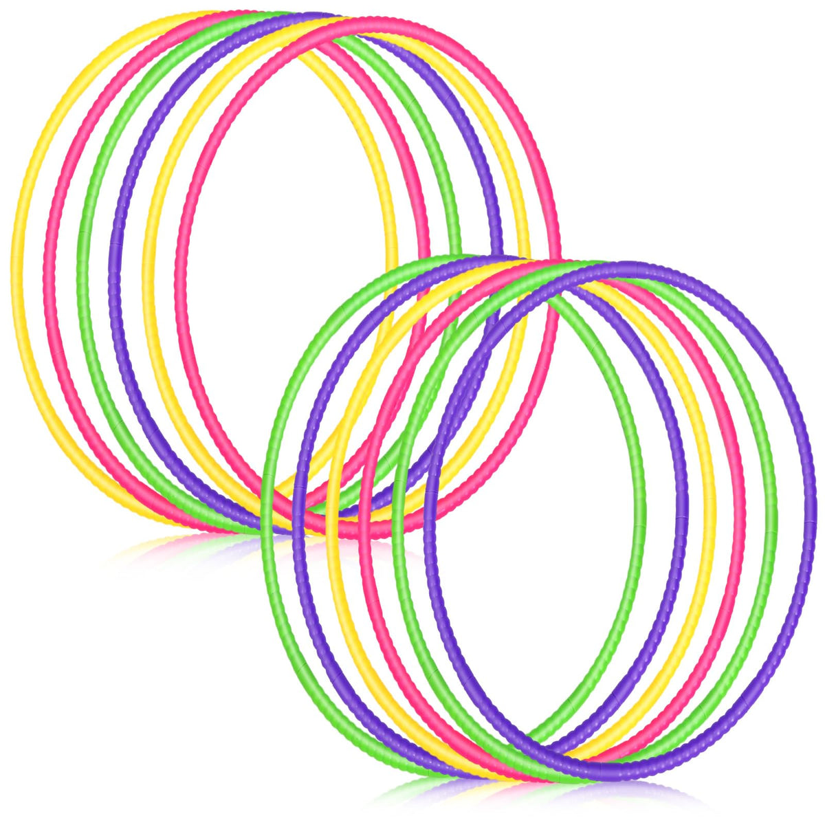 Syhood toy color hoop pack with vibrant colors ready for group play