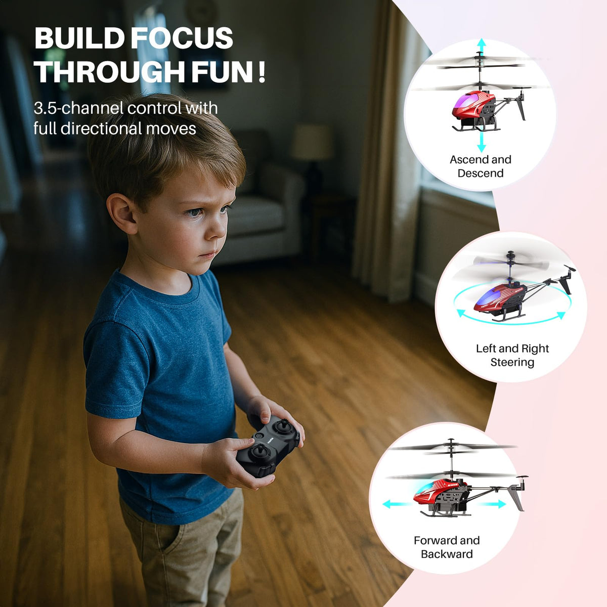 SYMA RC helicopter displaying altitude hold for steady hovering