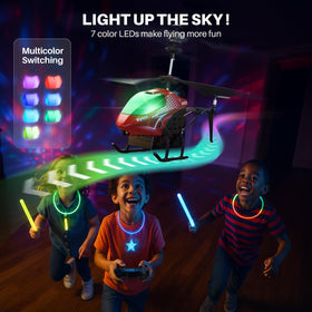 SYMA RC helicopter with dual batteries charging together for quick reuse