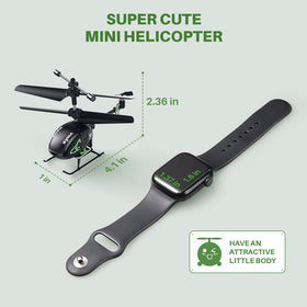SYMA S100 mini RC helicopter shows altitude hold for stable hovering.