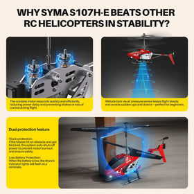 SYMA S107H-E compact indoor flight ready for small spaces fun