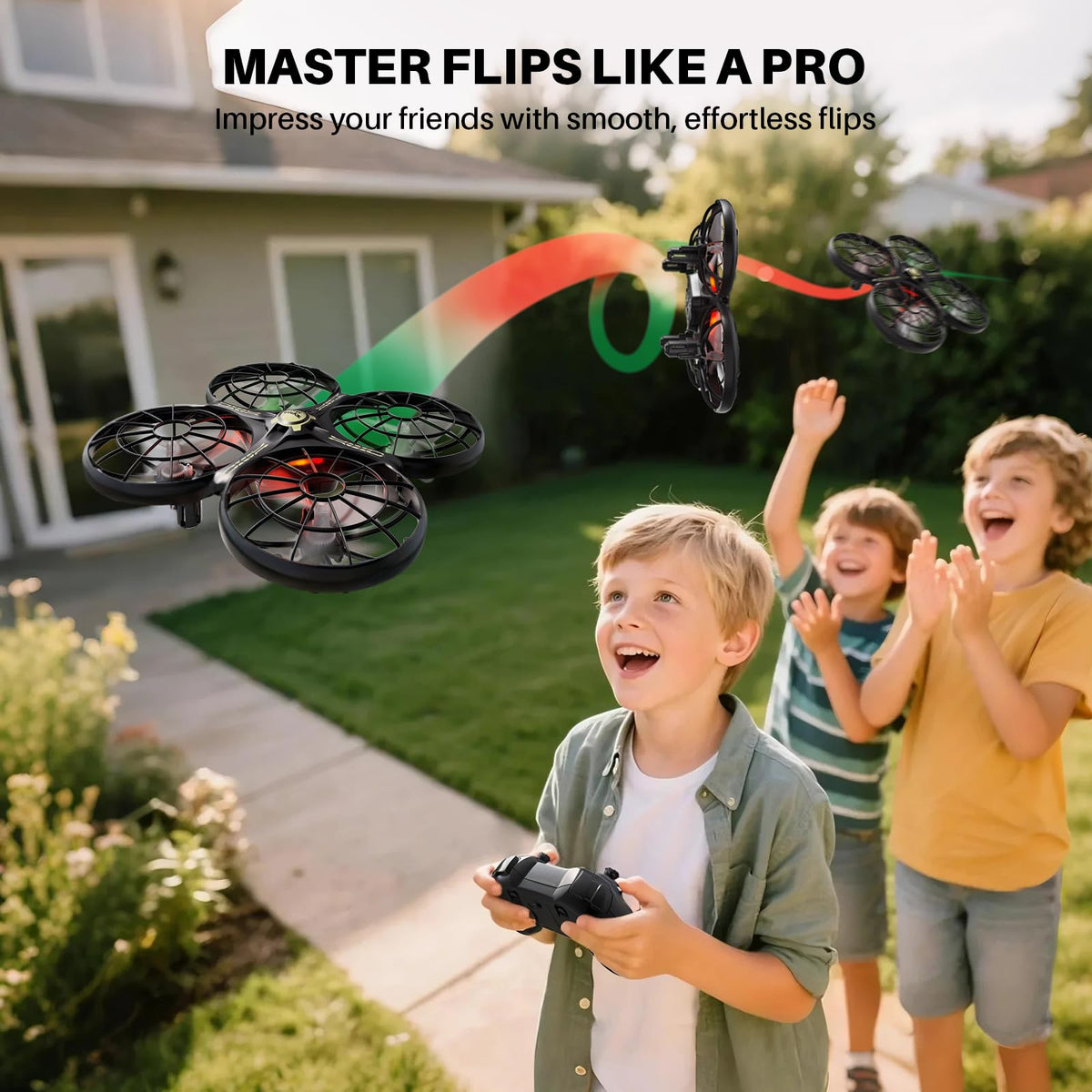 SYMA X100 altitude hold keeps steady hover during learning and playful flight.