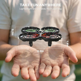 SYMA X100 compact indoor drone is a thoughtful gift for kids.