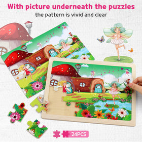 SYNARRY 4-in-1 princess puzzle helps problem-solving in a playful setup.