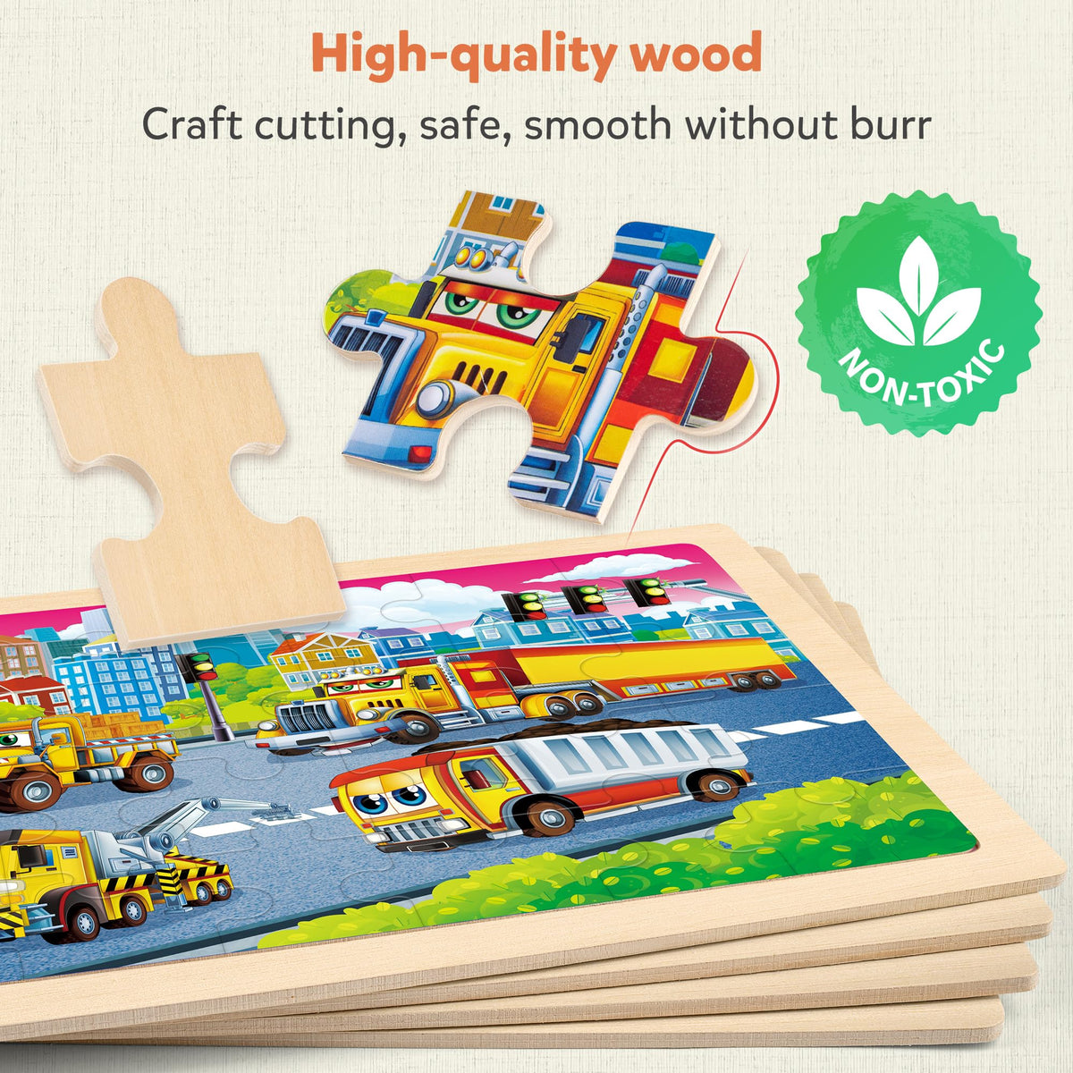 SYNARRY bright colors and durable pieces promote long-lasting toddler play