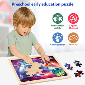 SYNARRY children enjoy space puzzle play, boosting curiosity and focus