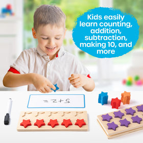 SYNARRY color counters in six bright colors ready for counting activities.