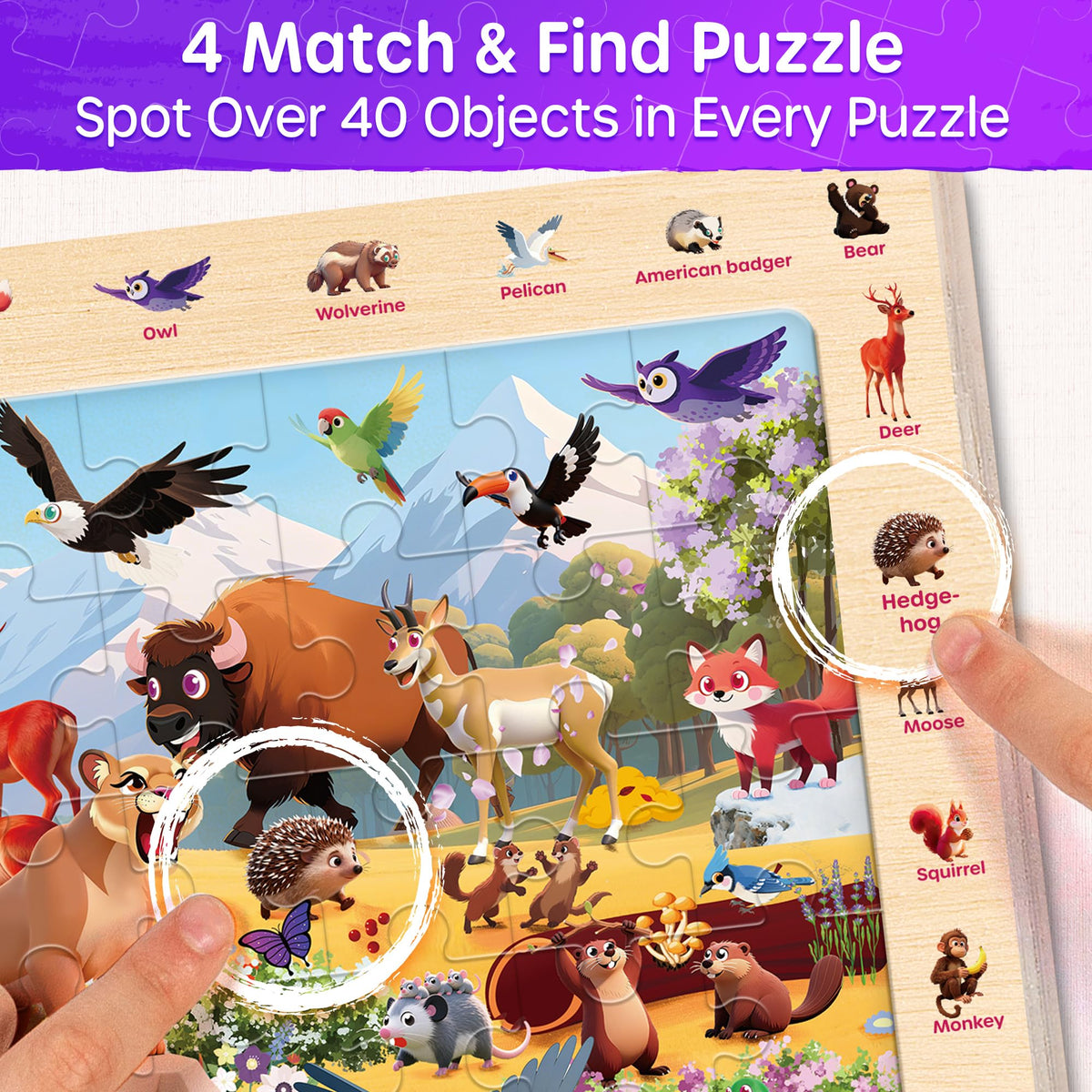 SYNARRY Dinosaur puzzle-1 features bold prehistoric pals for hands-on problem solving
