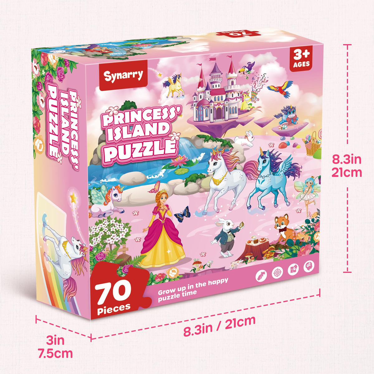 Synarry floor puzzle supports family bonding as kids explore colors together.