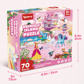 Synarry floor puzzle supports family bonding as kids explore colors together.