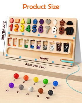 SYNARRY homeschool-friendly learning toy for numbers shapes and colors.