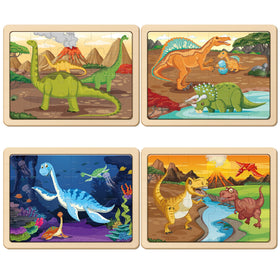 SYNARRY puzzle pieces pulled out, thick wooden texture for durability