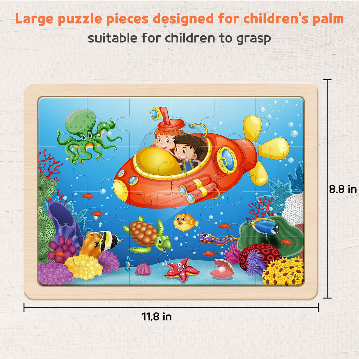 SYNARRY wooden frame and pieces ensuring sturdy, easy assembly