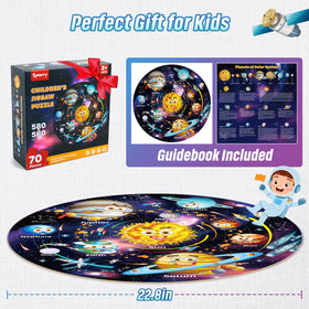 SYNARRY Solar System Floor Puzzle astronauts figures invite storytelling and role-play.