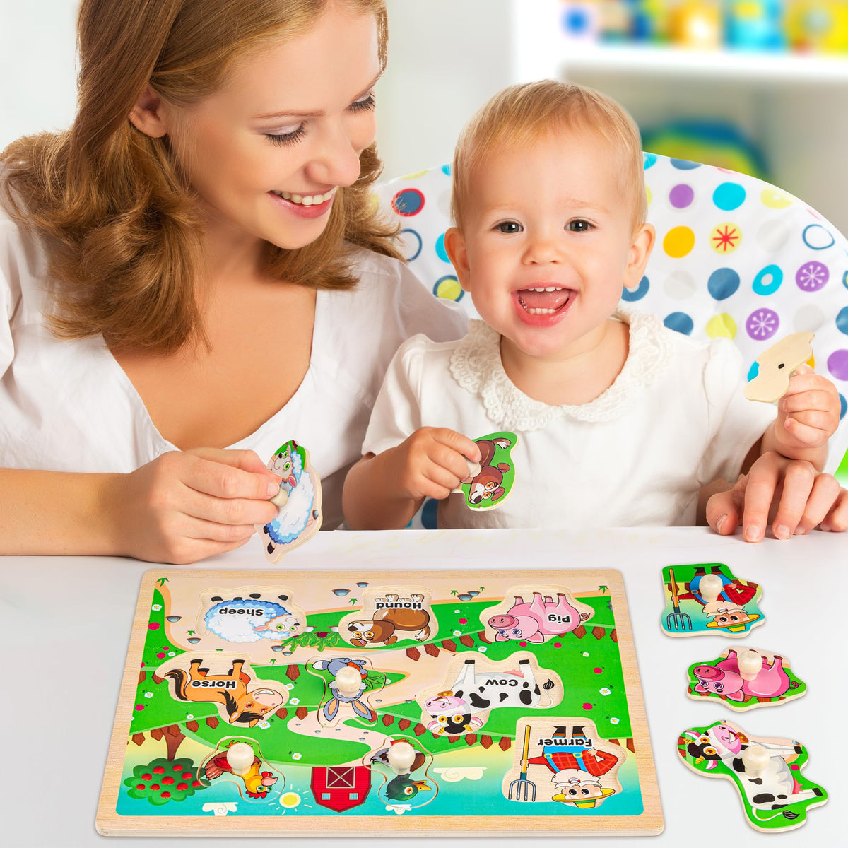 SYNARRY storage rack keeps puzzles neat, encouraging tidy habits at home.