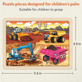 SYNARRY urban roads construction theme puzzle encourages imaginative play