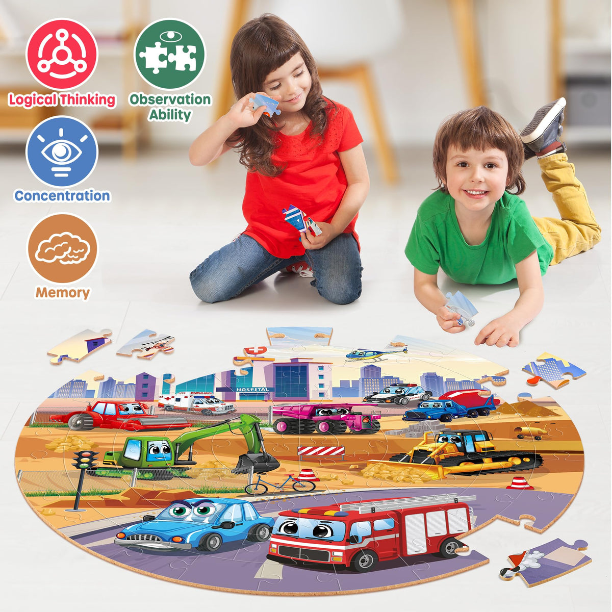 SYNARRY double-sided design offers beginner and challenge options for growing minds.