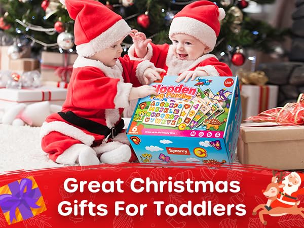 SYNARRY first puzzles for babies provide age-appropriate shapes and colors.