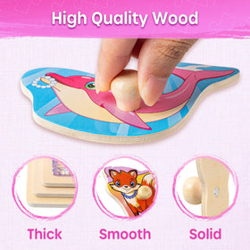 SYNARRY shapes puzzle supports shape recognition with chunky, safe pieces.