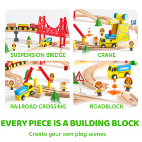 SYNCFUN construction worker figures support role-play and teamwork.