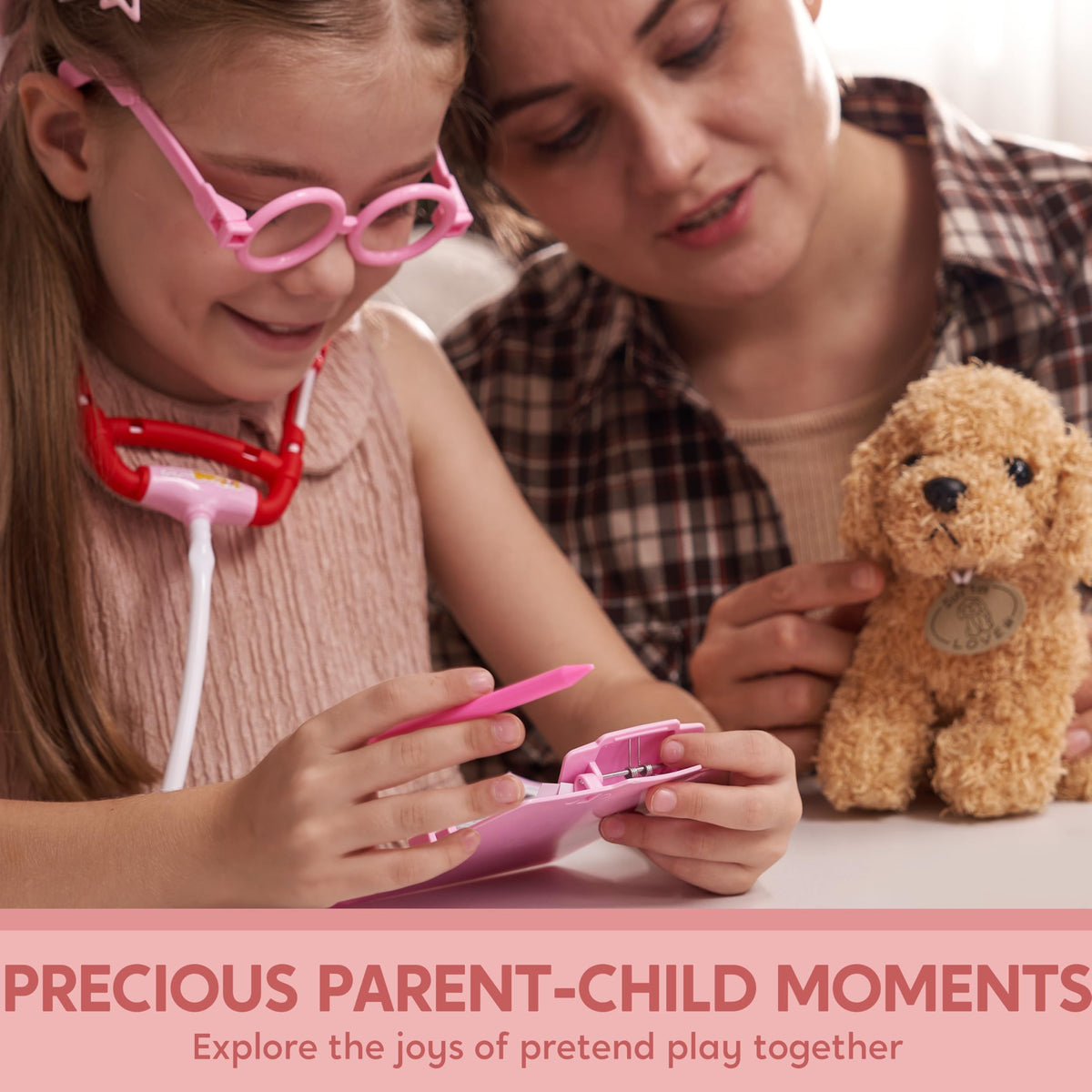 SYNCFUN Doctor Kit thermometer helps kids observe and learn through role play