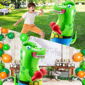 SYNCFUN easy setup with air pump and water base for quick play.