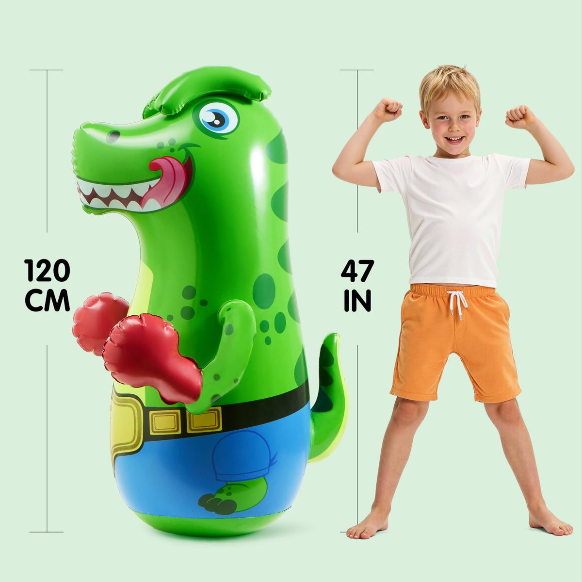 SYNCFUN soft PVC material resists vigorous punches for lasting use.