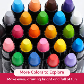 SYNCFUN twistable-silky-crayons-oversized-barrel-hold ensures comfortable grip during long projects.