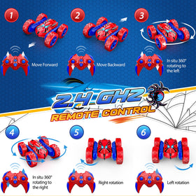 SYOKZEY Spider RC Car in action delivering fast spins and drifting