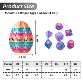 syouces dragon egg 3D printed with scale pattern for luxurious display