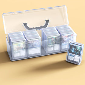 Sysdmno trading card box outer shell protects cards on the go