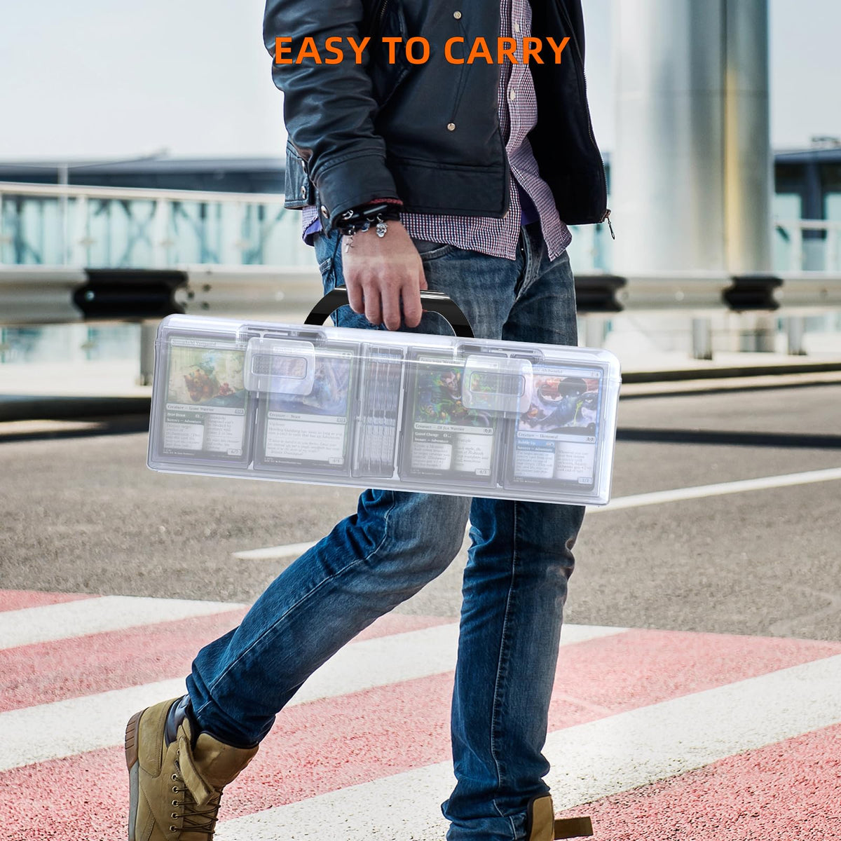 Sysdmno portable handle for easy outdoor storage