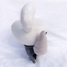 SYUSAMA Knight plush 12in texture close-up showing plush material and stitching.