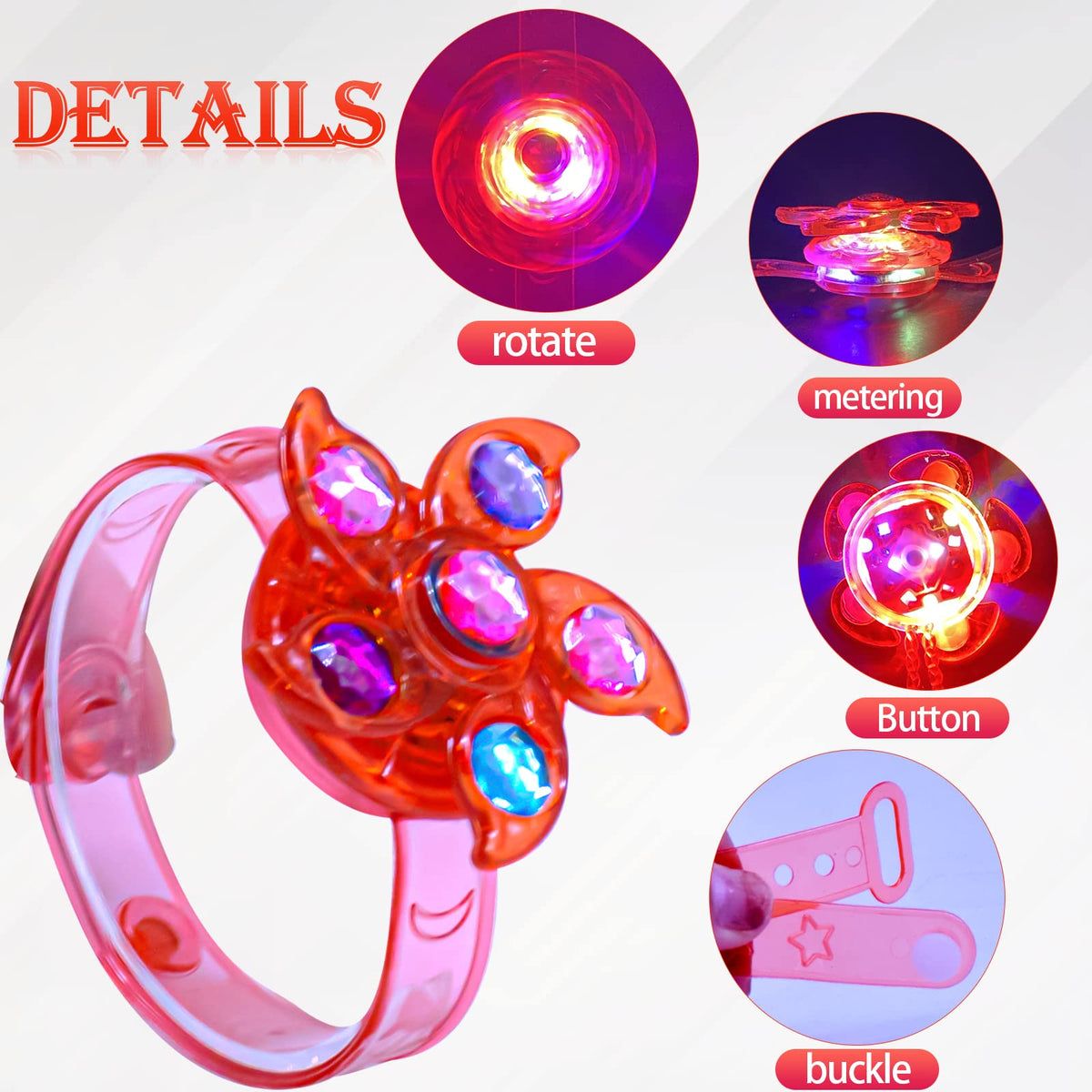 SZHFU adjustable bracelets fit kids and adults for easy wearing.