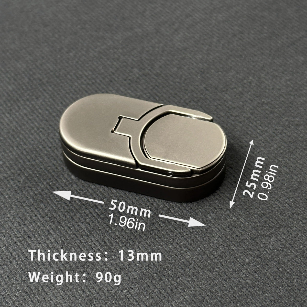 T-Conceal EDC fidget slider magnetic interaction enhances tactile feedback.