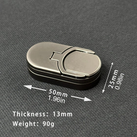 T-Conceal EDC fidget slider magnetic interaction enhances tactile feedback.