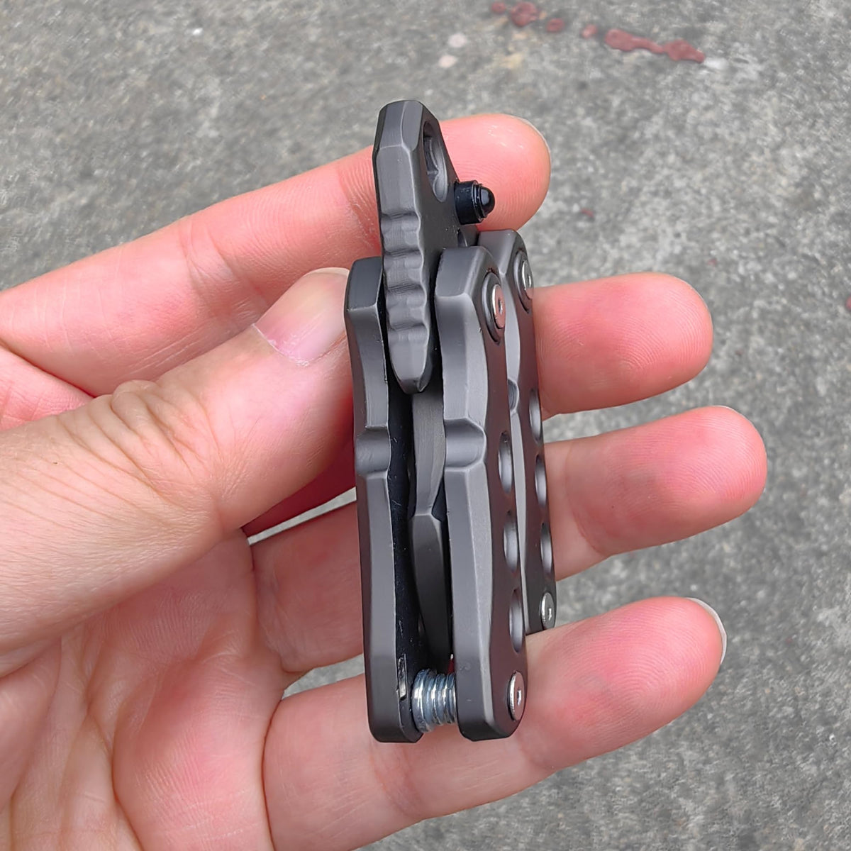T-Conceal EDC fidget sliders held in hand, portable for on-the-go calm