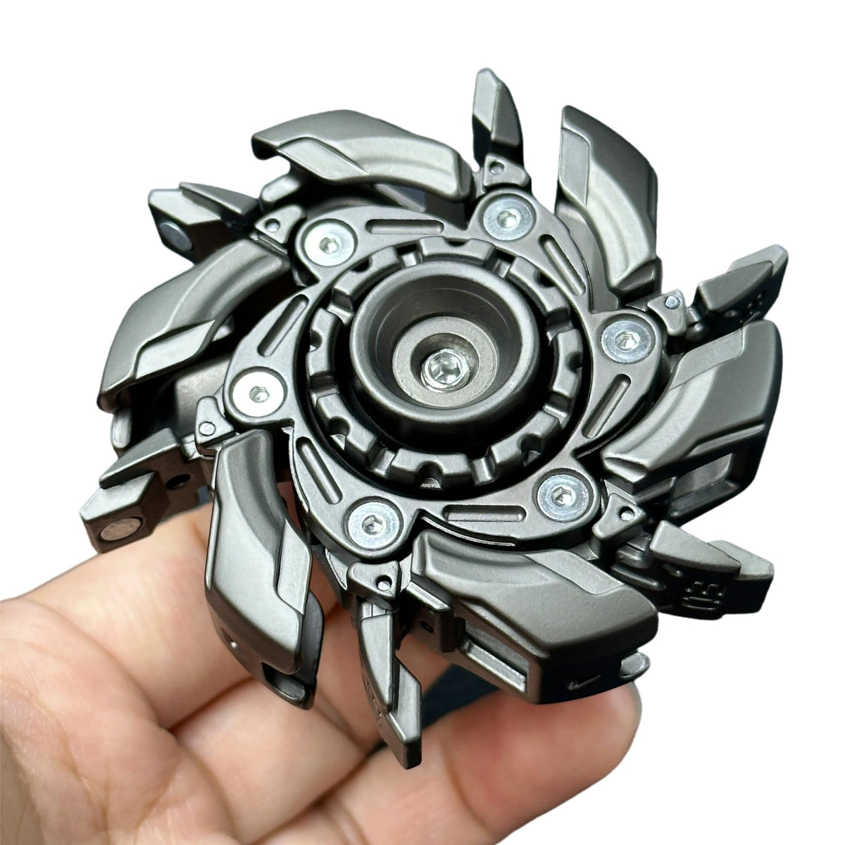 T-Conceal open armor top closeup: magnetic metal slider for focused attention and stress relief.
