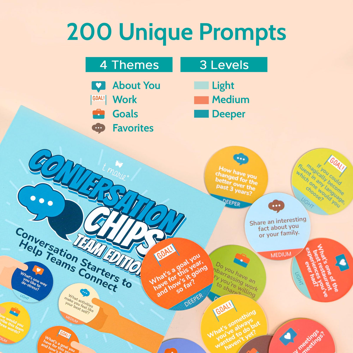 T MARIE Conversation Chips group-sharing setup fosters inclusive participation