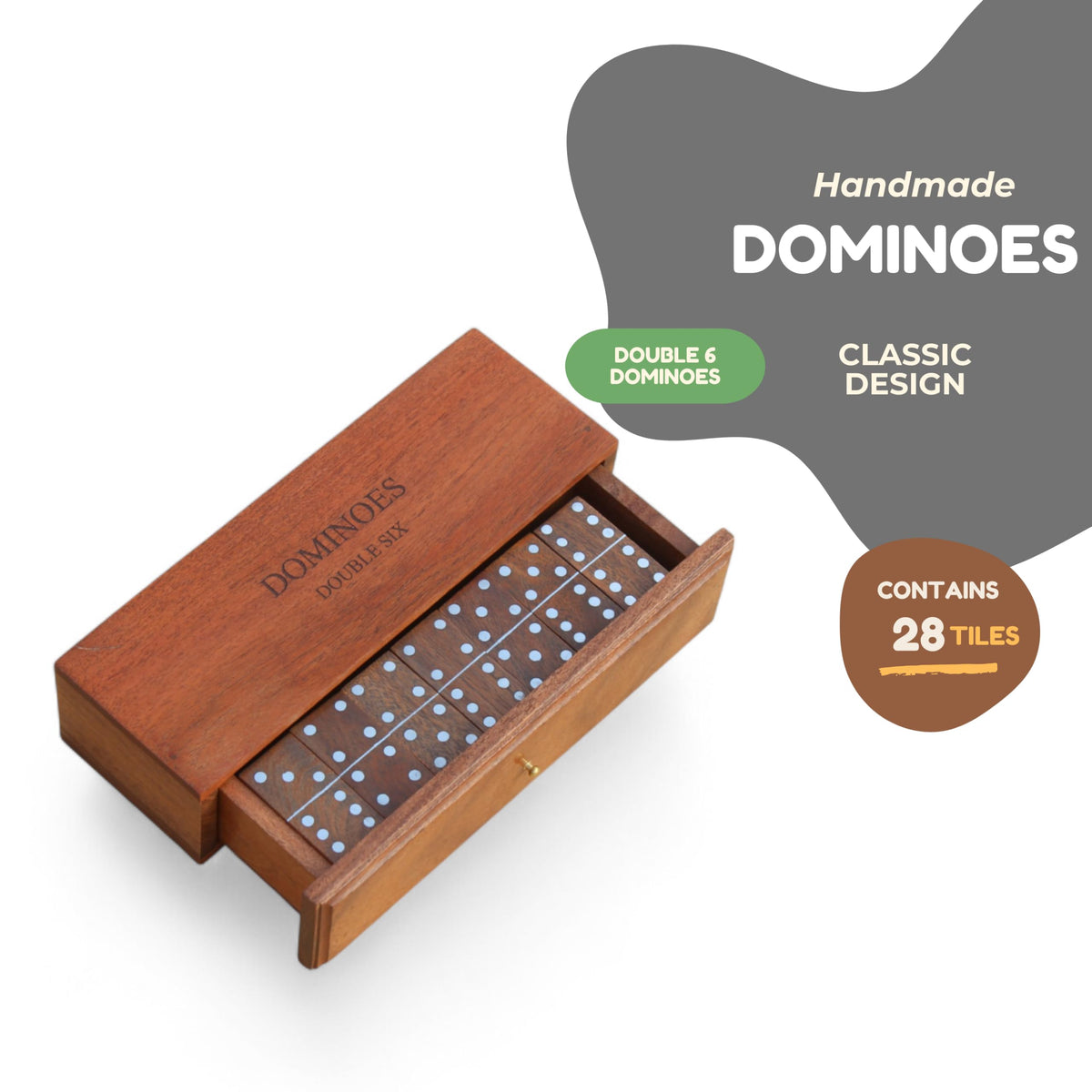 T one woods wooden box with tiles showcased for storage
