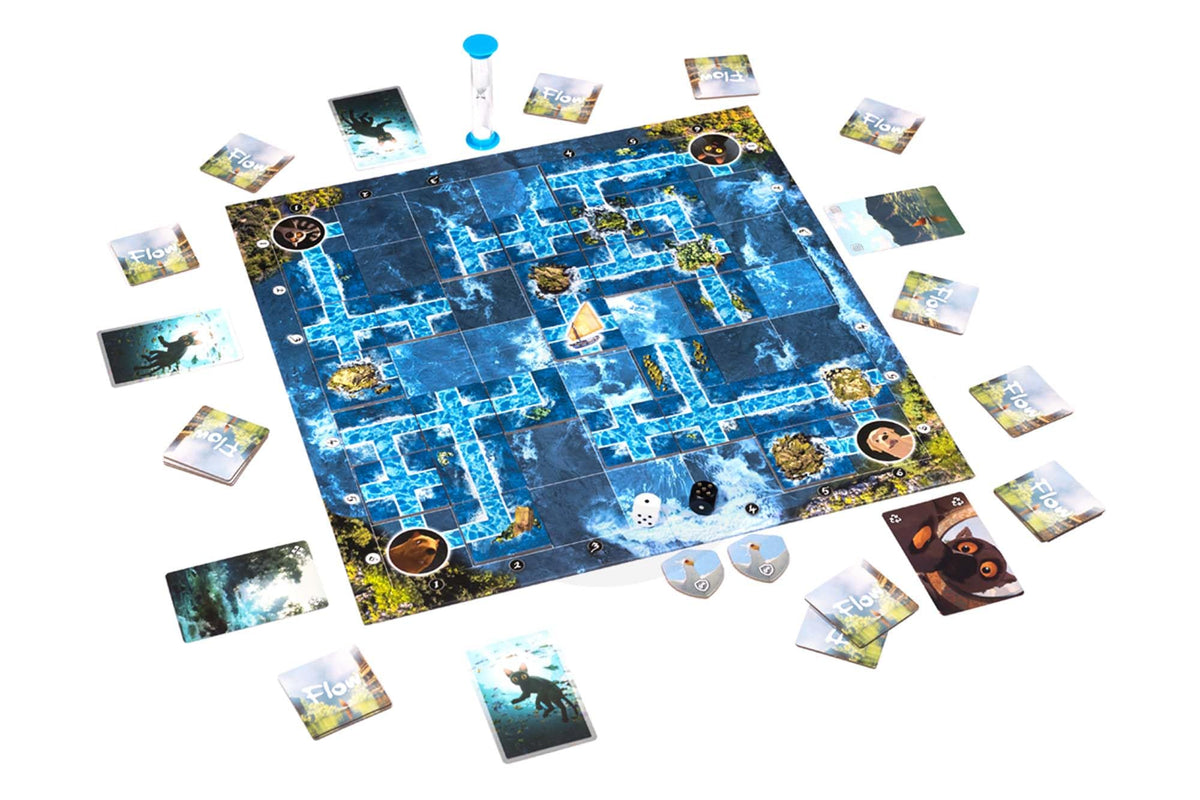Flow box open shows components and world building
