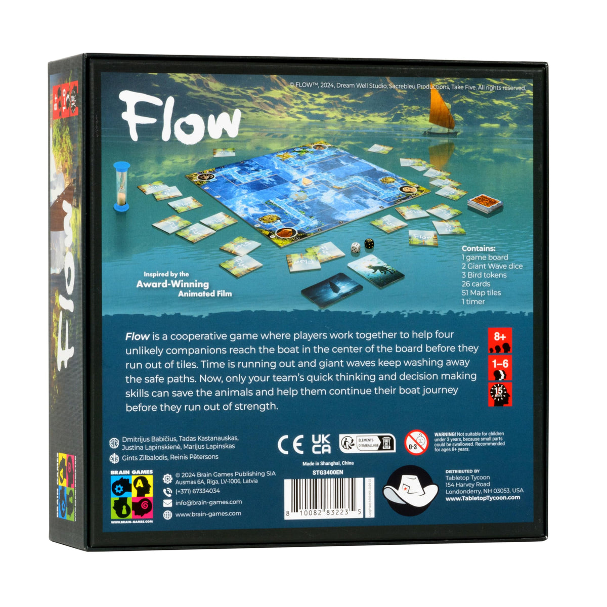 Flow modular board shows changing layout for strategic adaptation