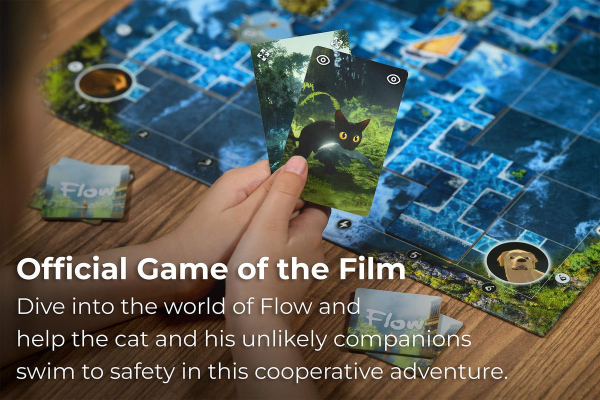 Flow rising water mechanic image demonstrates board flooding to challenge teams