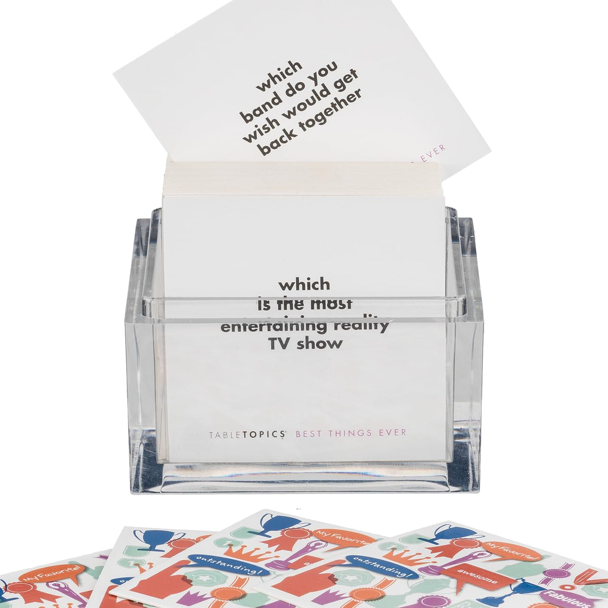 TableTopics Best Things Ever dinner party prompts fuel engaging meals.