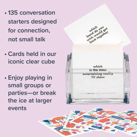 TableTopics Best Things Ever ice-breakers invite lively, comfortable conversations.