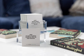 TableTopics Book Club Questions reading-group set for versatile discussions.